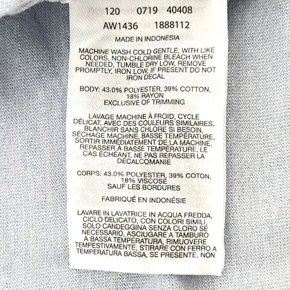 Columbia Cades Cape T-Shirt Tee Top Women Size 1X Light Blue Short Sleeve Pocket - Picture 7 of 7